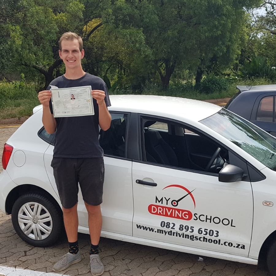 Centurion Driving School student Jurie Matthysen
